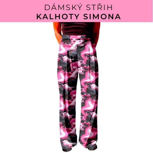 Dámský střih - kalhoty Simona