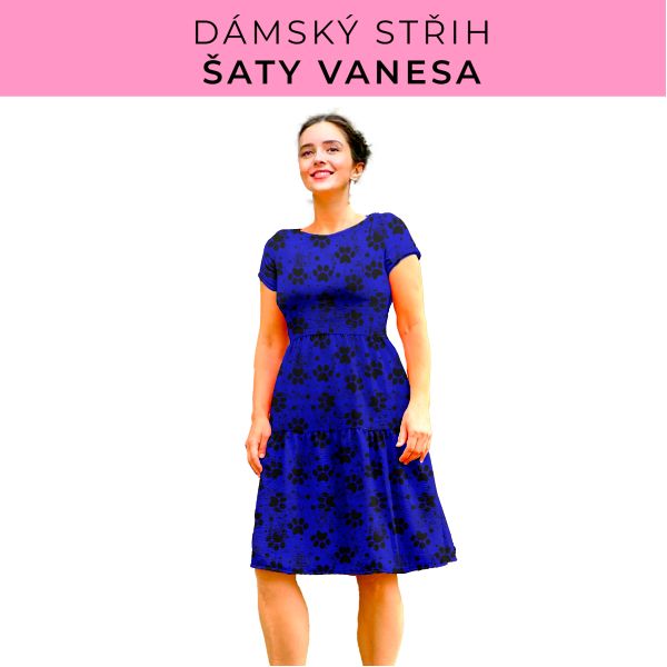 Dámský střih šaty Vanesa