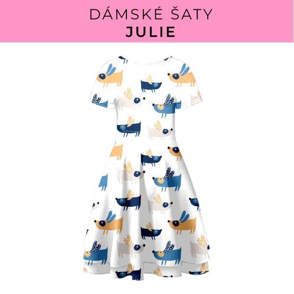 DÁMSKÝ střih - šaty julie