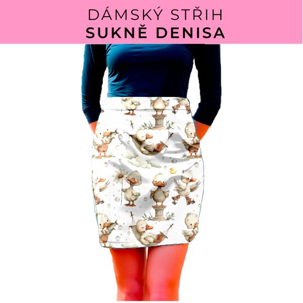Dámský střih - Dámská sukně Denisa