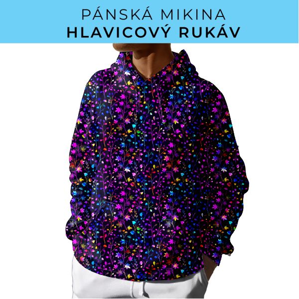 PÁNSKÝ střih - mikina s kapucí