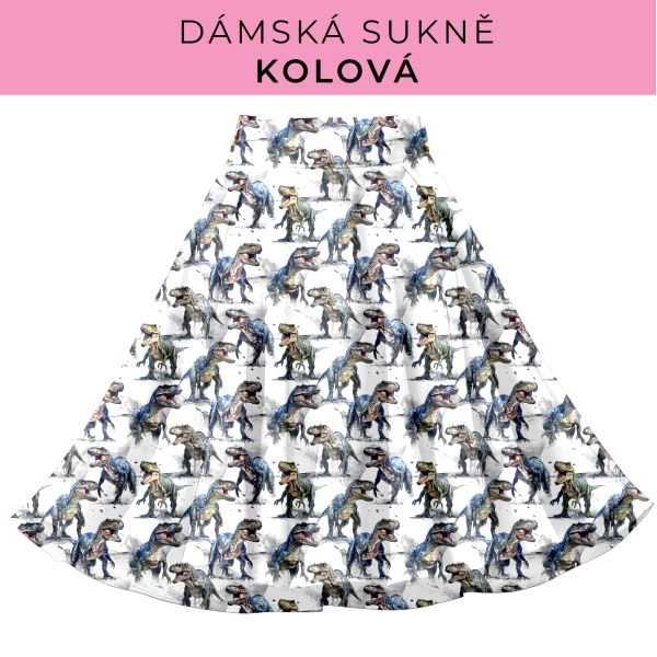 DÁMSKÝ střih - Kolová sukně