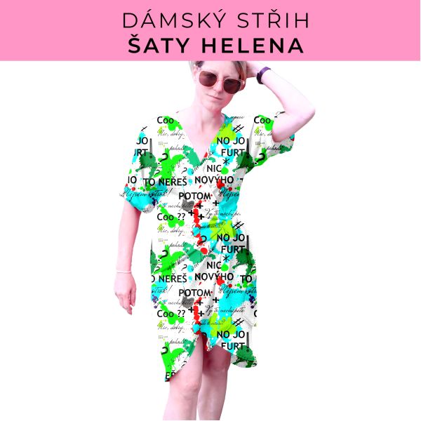 Dámský střih na šaty  Helena