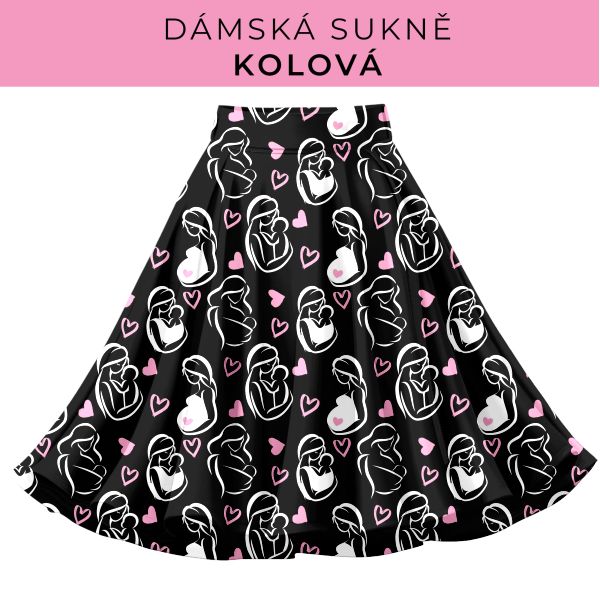 DÁMSKÝ střih - Kolová sukně