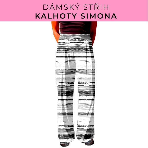 Dámský střih - kalhoty Simona
