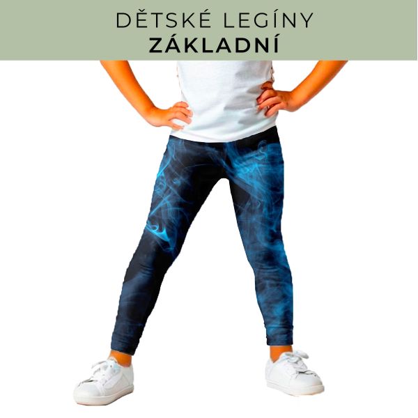 DĚTSKÝ střih - legíny základní