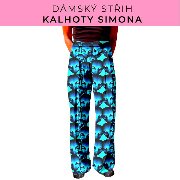Dámský střih - kalhoty Simona