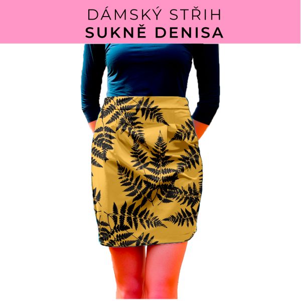 Dámský střih - Dámská sukně Denisa