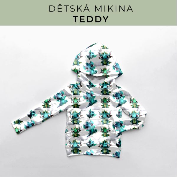 DĚTSKÝ střih - Mikina Teddy