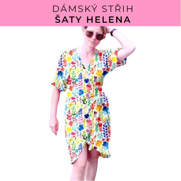Dámský střih na šaty  Helena