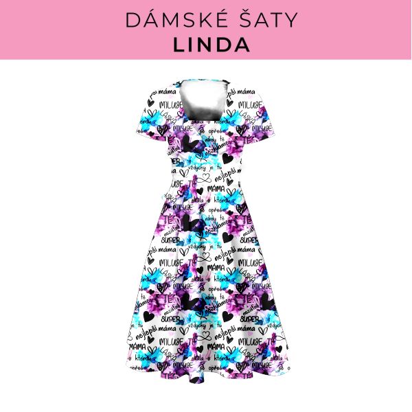 DÁMSKÝ střih - šaty Linda
