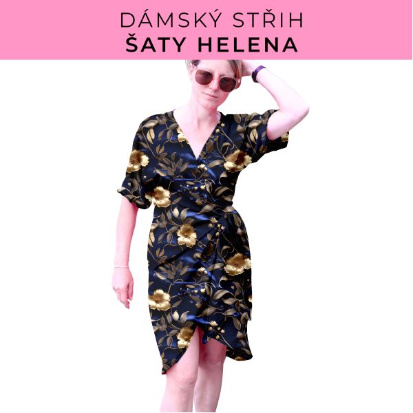 Dámský střih na šaty  Helena