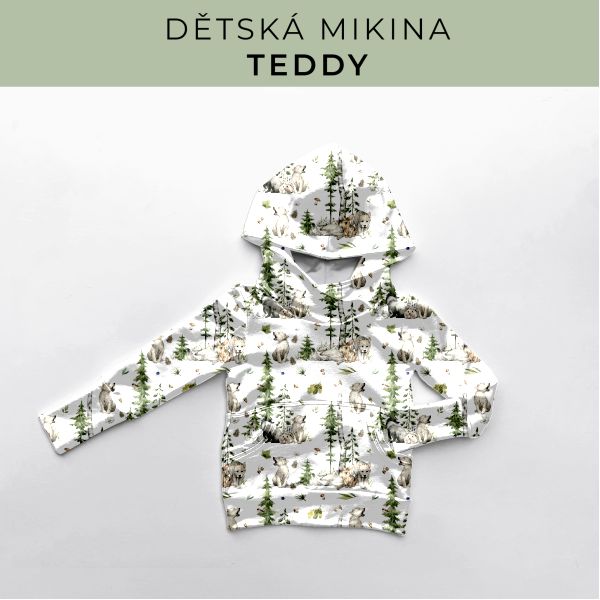DĚTSKÝ střih - Mikina Teddy