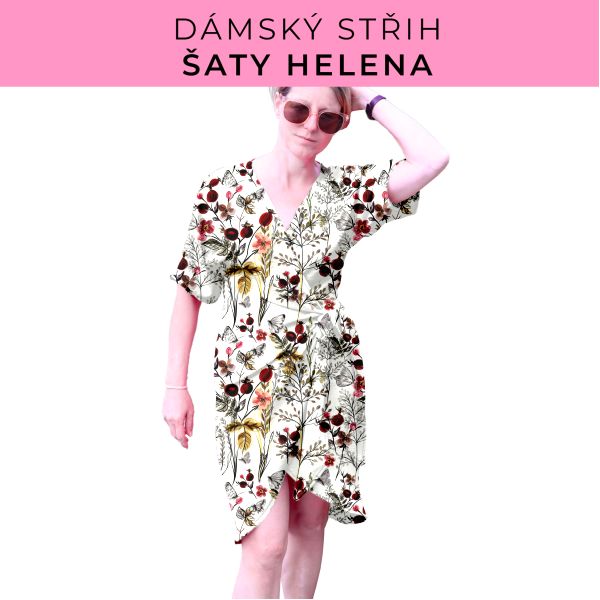 Dámský střih na šaty  Helena