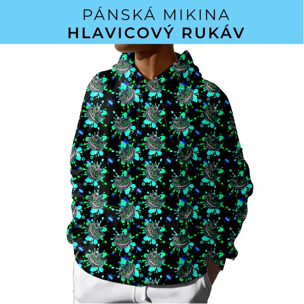 PÁNSKÝ střih - mikina s kapucí