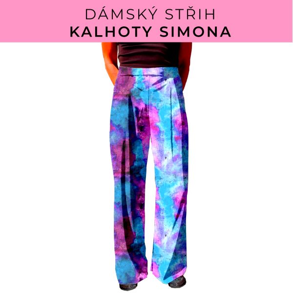 Dámský střih - kalhoty Simona