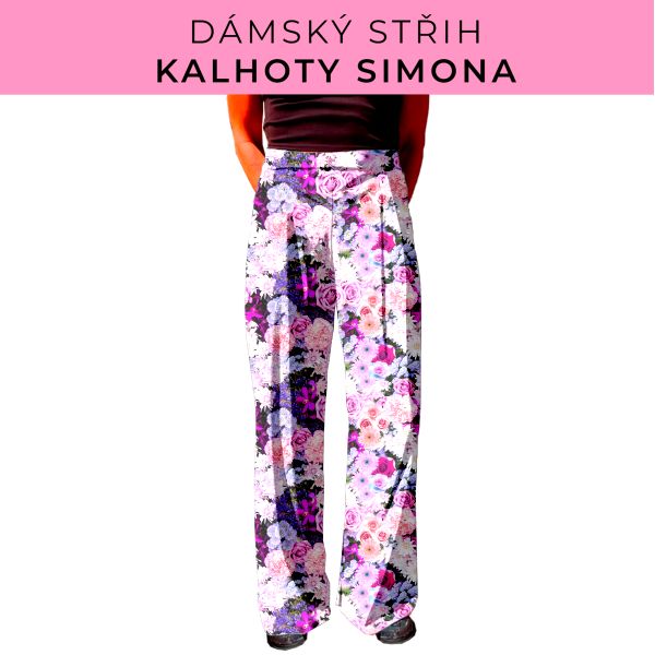 Dámský střih - kalhoty Simona
