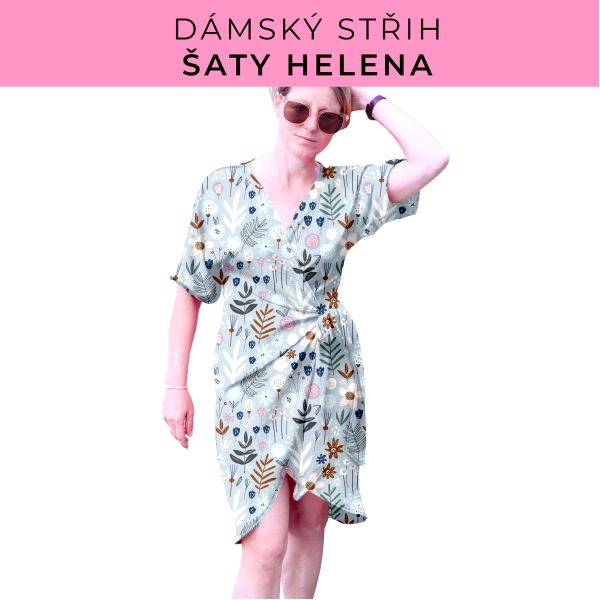 Dámský střih na šaty  Helena