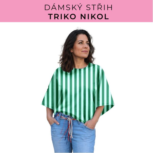 Dámský střih -  triko Nikol