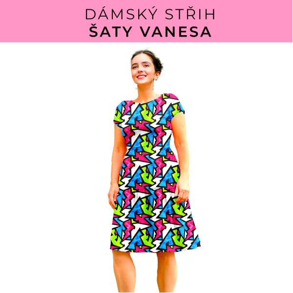Dámský střih šaty Vanesa