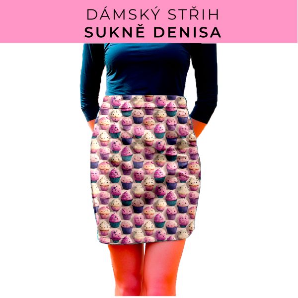 Dámský střih - Dámská sukně Denisa