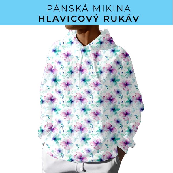 PÁNSKÝ střih - mikina s kapucí