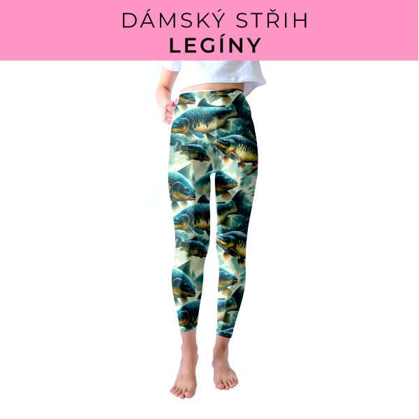 DÁMSKÝ střih - legíny SPORT - SLIM FIT