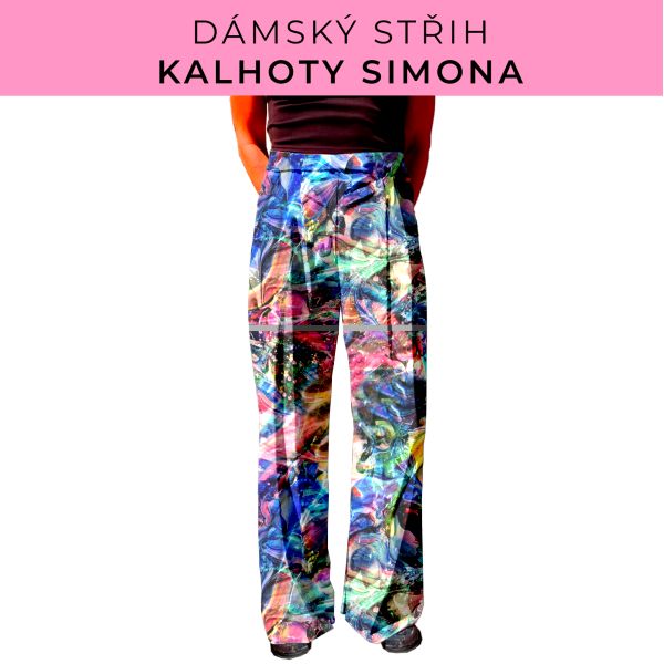 Dámský střih - kalhoty Simona