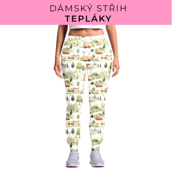 DÁMSKÝ střih - tepláky