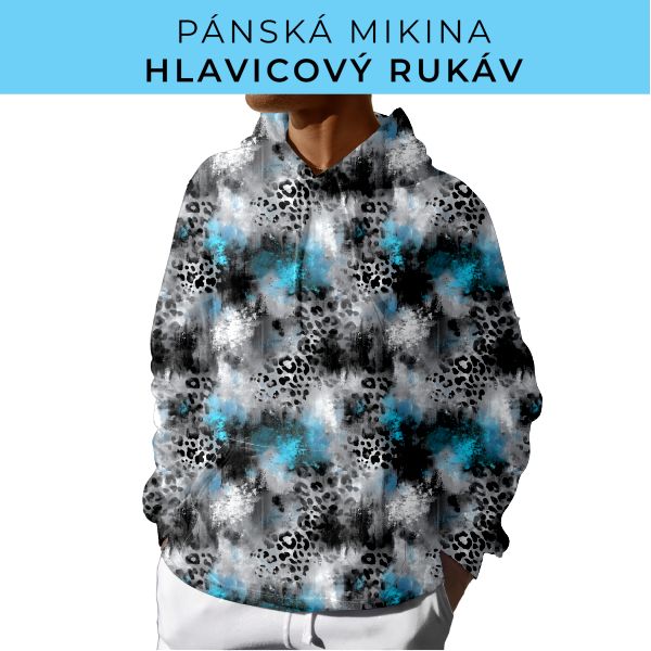 PÁNSKÝ střih - mikina s kapucí