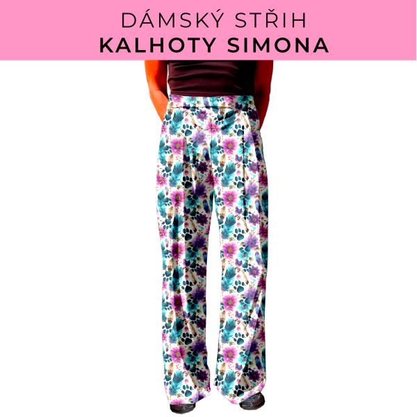 Dámský střih - kalhoty Simona