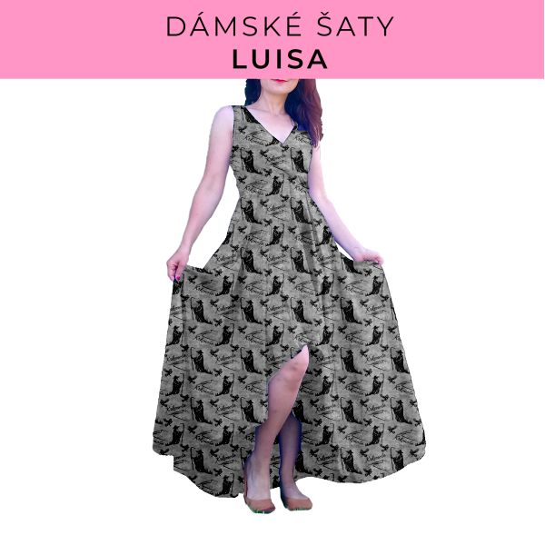 DÁMSKÝ střih - šaty Luisa