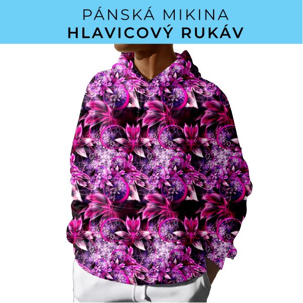 PÁNSKÝ střih - mikina s kapucí