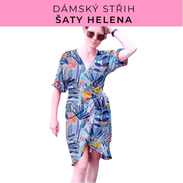 Dámský střih na šaty  Helena