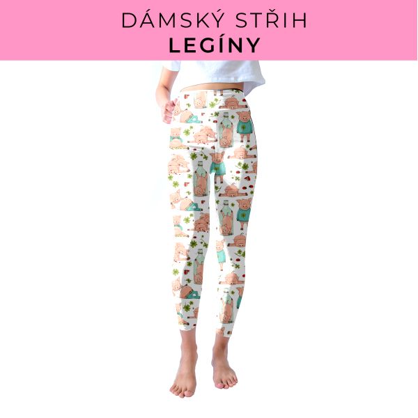 DÁMSKÝ střih - legíny SPORT - SLIM FIT