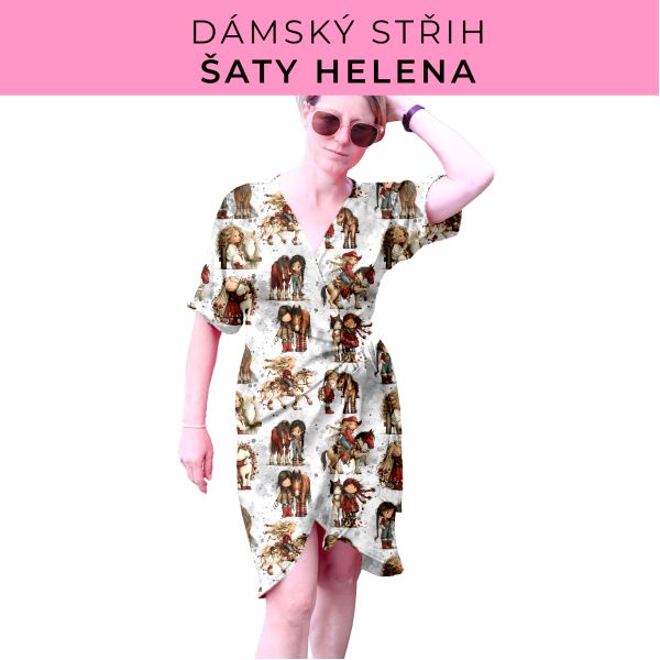 Dámský střih na šaty  Helena