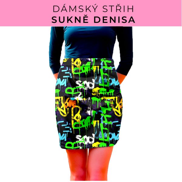 Dámský střih - Dámská sukně Denisa