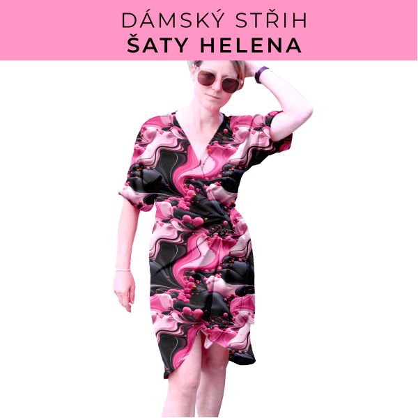 Dámský střih na šaty  Helena
