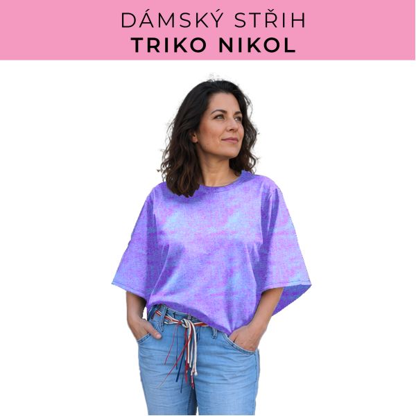 Dámský střih -  triko Nikol