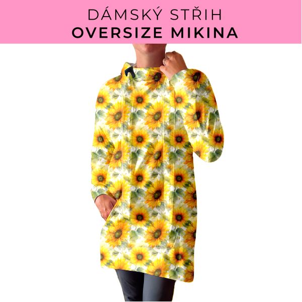 DÁMSKÝ střih - Oversize mikina