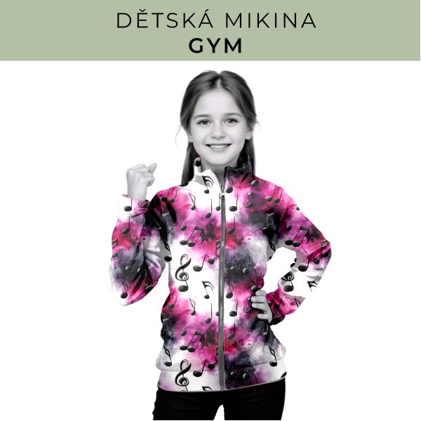 Dětská střih - mikina GYM