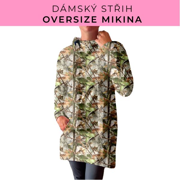 DÁMSKÝ střih - Oversize mikina