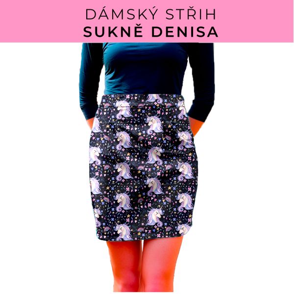 Dámský střih - Dámská sukně Denisa