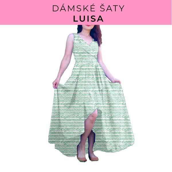 DÁMSKÝ střih - šaty Luisa