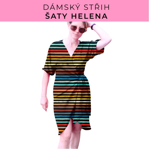 Dámský střih na šaty  Helena