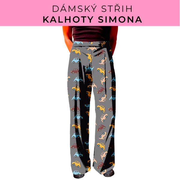 Dámský střih - kalhoty Simona