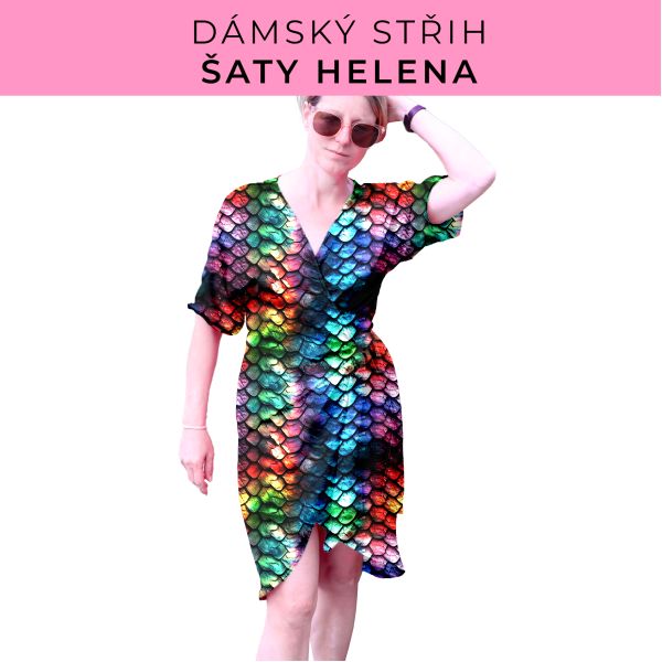 Dámský střih na šaty  Helena