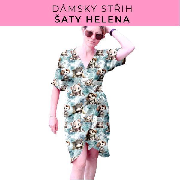 Dámský střih na šaty  Helena