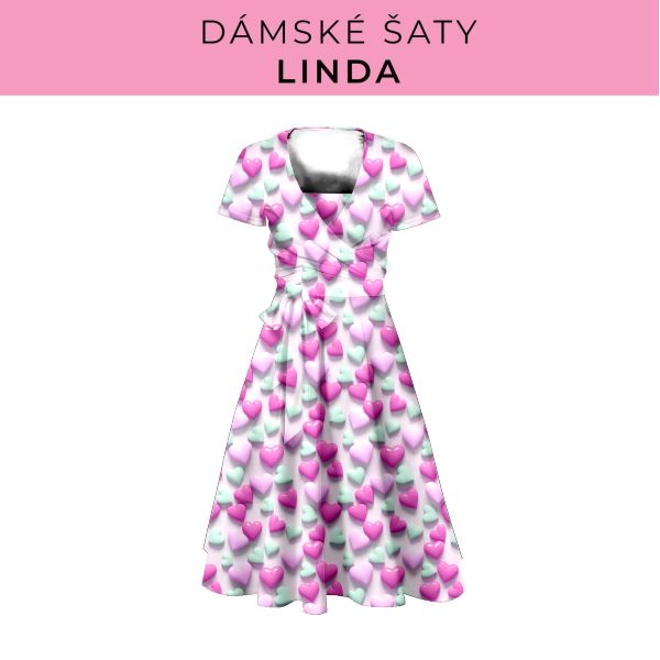 DÁMSKÝ střih - šaty Linda