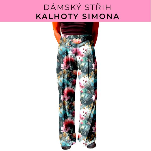 Dámský střih - kalhoty Simona